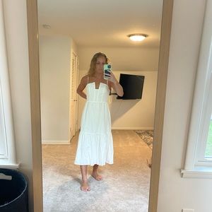 White summer dress. Size Small